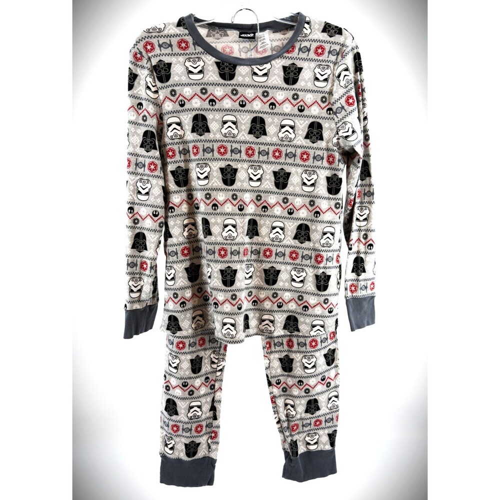 Star Wars Men's XXL Pajama Set Darth Vader Stormtrooper Fair Isle Cotton
